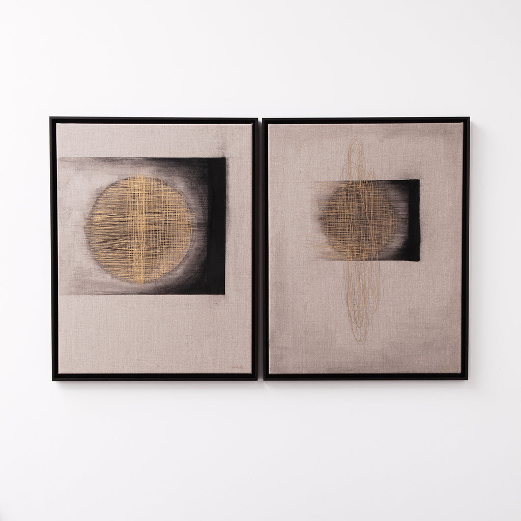 Full Eclipse and Original Eclipse (Diptych)